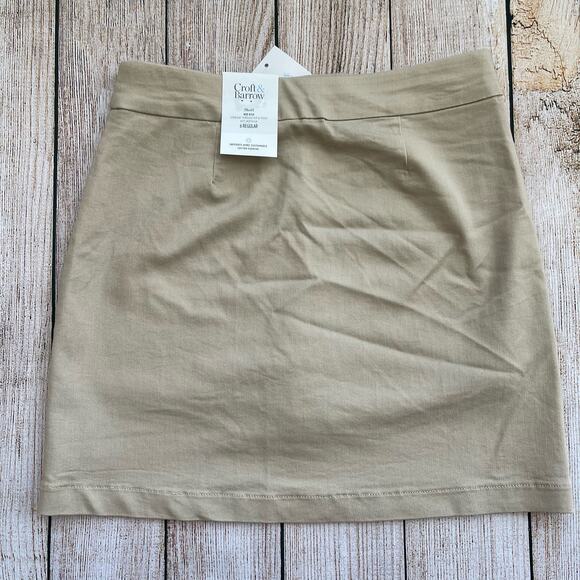 NWT Women's Size 6 Croft & Barrow Mid-Rise Skort - Picture 6 of 6